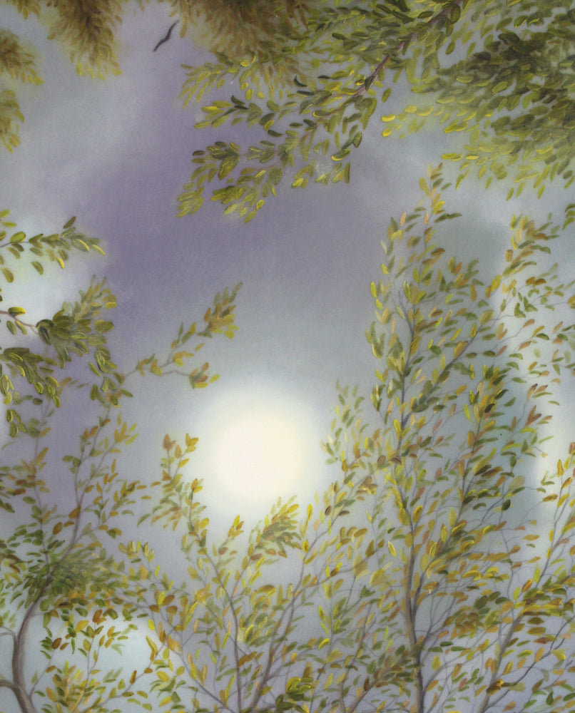 "Queen Of Hearts" Original painting by fantasy fairy tale landscape artist Philippe Fernandez